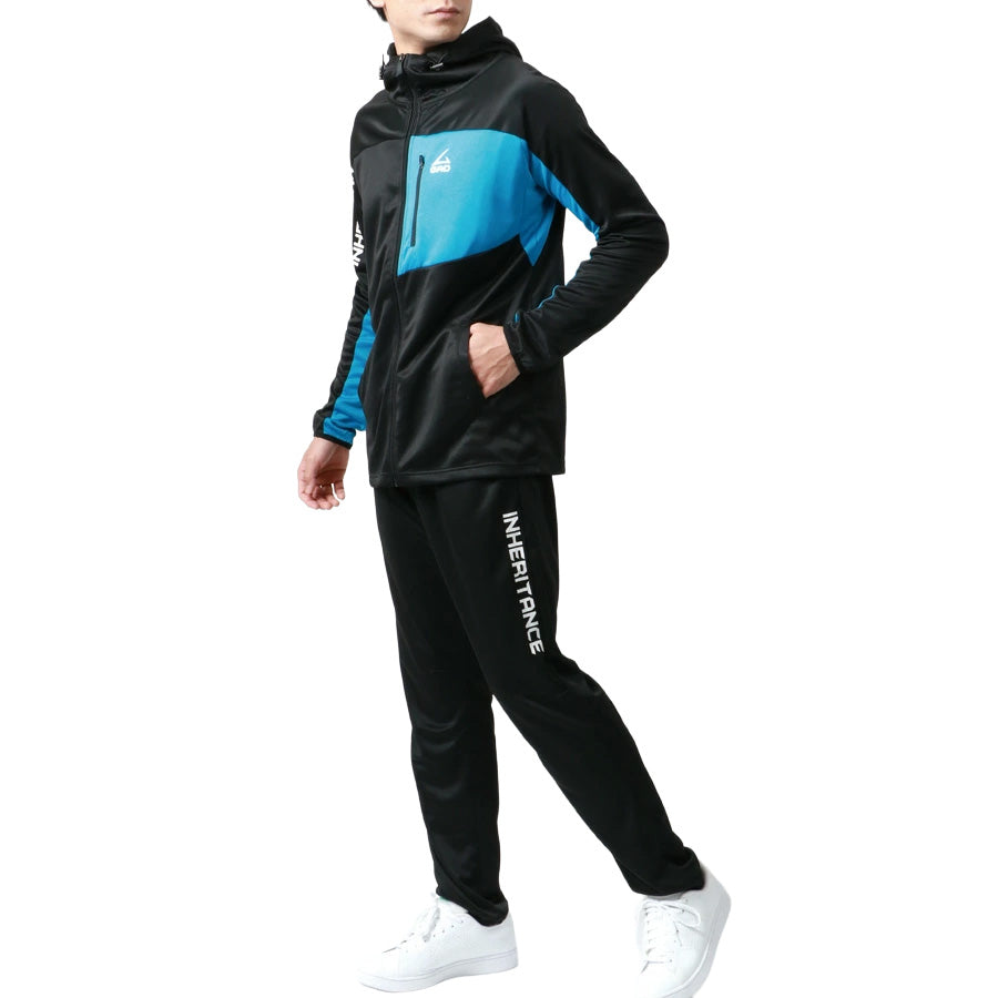 soleildor ソレイルドール スポーツウェア おしゃれ ジャージ メンズ 上下 セットアップ トレーニングウェア ブランド トップス パンツ 長袖 大きいサイズ(0162210003)