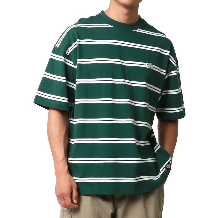 Dickies ディッキーズ ボーダー 半袖 Tシャツ ストリート アメカジ カジュアル(0112281090)