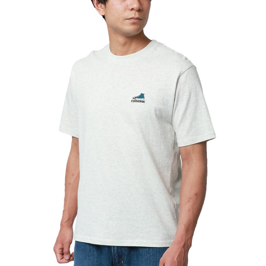 CONVERSE コンバース ワンポイント シューズ 刺繍 Tシャツ(0112281094)