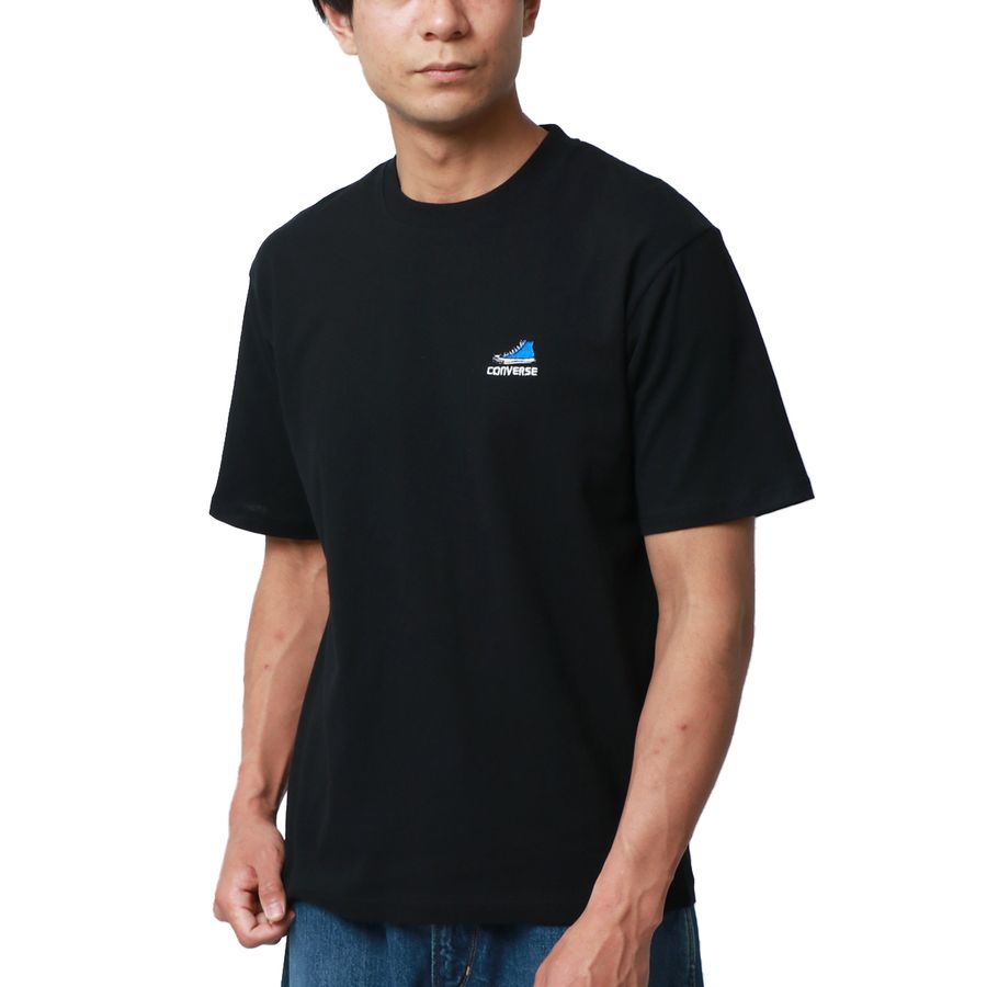 CONVERSE コンバース ワンポイント シューズ 刺繍 Tシャツ(0112281094)