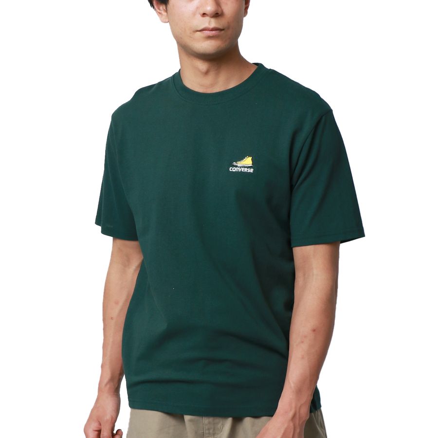 CONVERSE コンバース ワンポイント シューズ 刺繍 Tシャツ(0112281094)