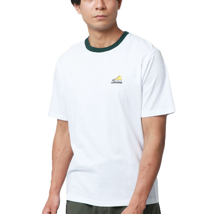 CONVERSE コンバース ワンポイント シューズ 刺繍 Tシャツ(0112281094)