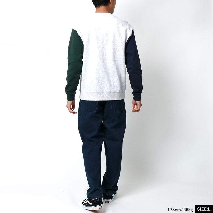 Dickies ディッキーズ 裏毛 ワンポイント 刺繍 ワッペン スエットトレーナー(0121590016)