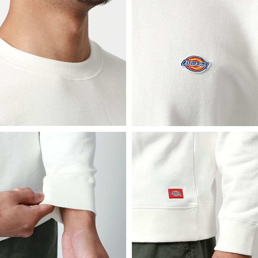 Dickies ディッキーズ 裏毛 ワンポイント 刺繍 ワッペン スエットトレーナー(0121590016)