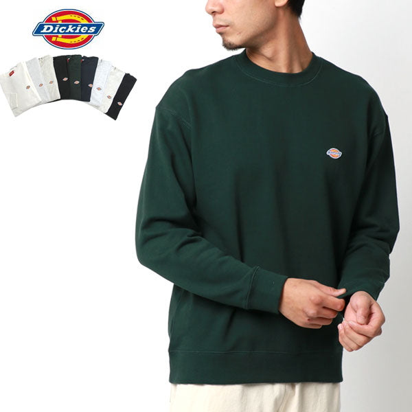 Dickies ディッキーズ 裏毛 ワンポイント 刺繍 ワッペン スエットトレーナー(0121590016)