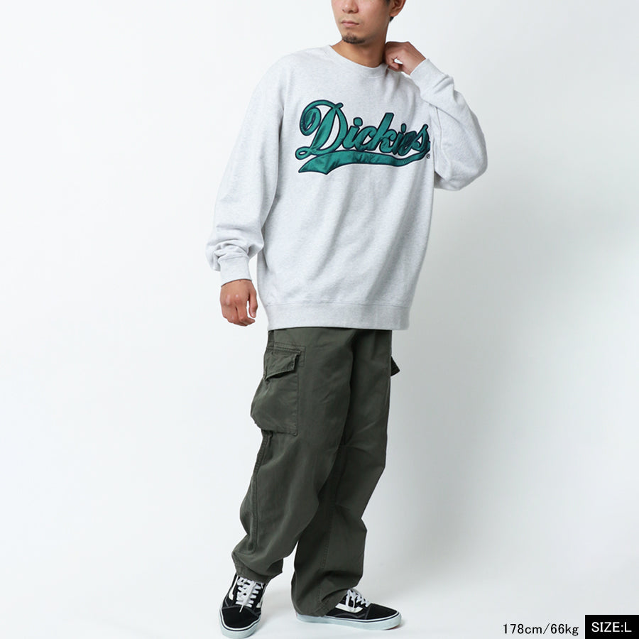 Dickies ディッキーズ 裏毛 カレッジ 刺繍 スウェットトレーナー スエットトレーナー(0121590018)