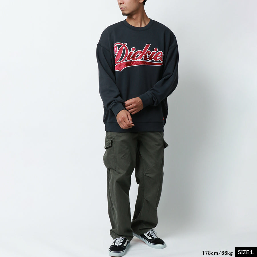 Dickies ディッキーズ 裏毛 カレッジ 刺繍 スウェットトレーナー スエットトレーナー(0121590018)