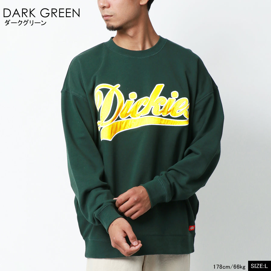 Dickies ディッキーズ 裏毛 カレッジ 刺繍 スウェットトレーナー スエットトレーナー(0121590018)
