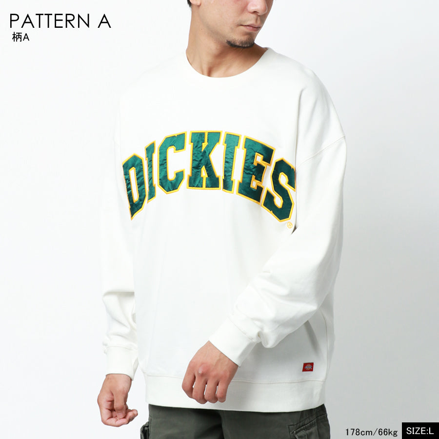 Dickies ディッキーズ 裏毛 カレッジ 刺繍 スウェットトレーナー スエットトレーナー(0121590018)