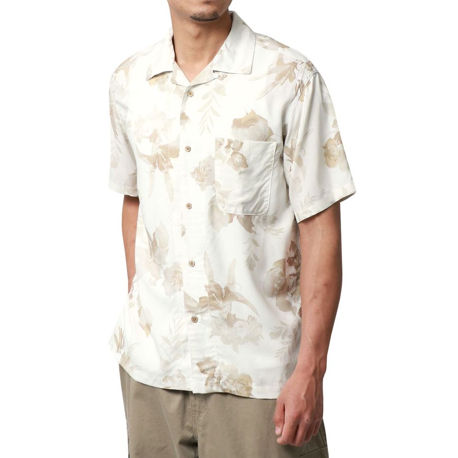 marukawa アロハシャツ 半袖 総柄 レーヨン オープンカラーシャツ ALOHA ハワイ ハワイアン(2152820087)
