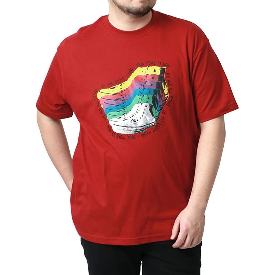 【大きいサイズ】CONVERSE コンバース キングサイズ 大きいサイズ ロゴ プリント Tシャツ 半袖(6812280846)