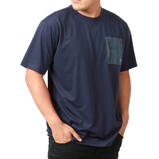 【大きいサイズ】LOGOSpark ポケット付き 吸汗速乾 速乾 ドライ 大きいサイズ ポケットT(6812280838)