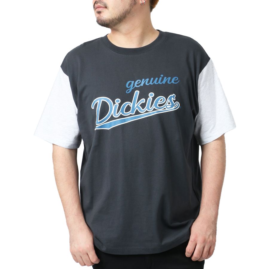 【大きいサイズ】GENUINE Dickies ジェニュイン ディッキーズ 大きいサイズ Tシャツ カレッジプリント 半袖(6812280875)