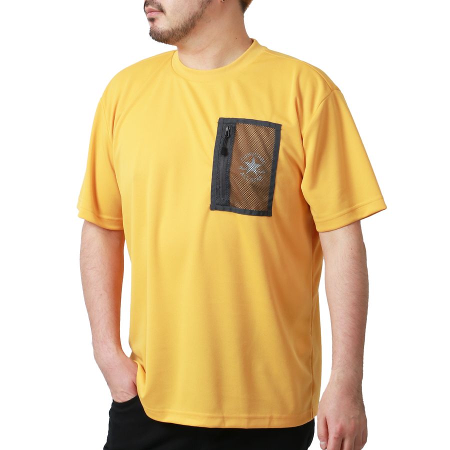 【大きいサイズ】CONVERSE コンバース 大きいサイズ Tシャツ 吸汗速乾 半袖 ポケット付き ポケットT ポケT(6812280886)