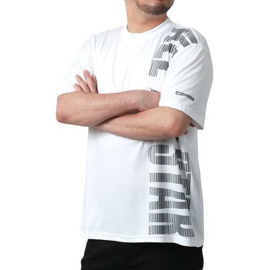 【大きいサイズ】CONVERSE コンバース 大きいサイズ Tシャツ 吸汗速乾 UVカット 接触冷感 ビッグ ロゴ プリント UV対策(6812280887)