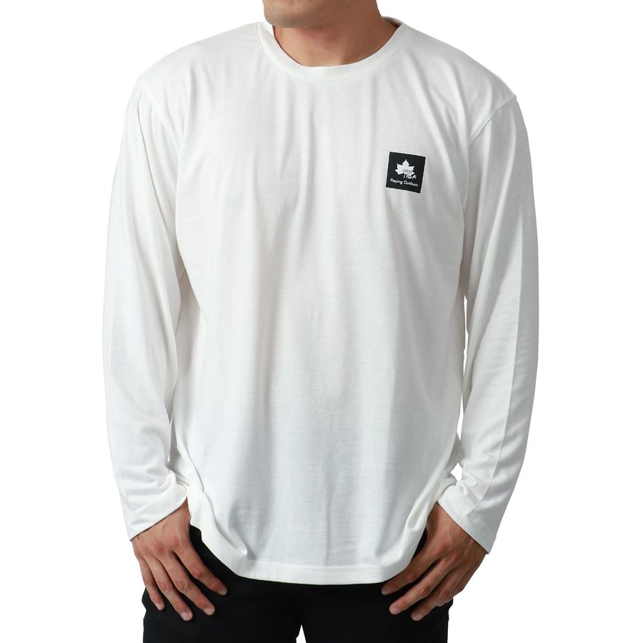 【大きいサイズ】LOGOSpark ロゴスパーク 大きいサイズ キングサイズ Tシャツ ボックス ロゴ プリント 長袖(6812280891)