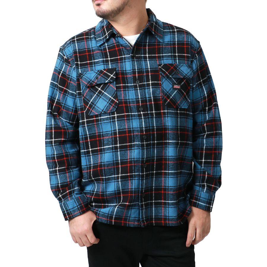 【大きいサイズ】Dickies ディッキーズ 大きいサイズ キングサイズ 起毛 レギュラーシャツ チェックシャツ(6842280593)