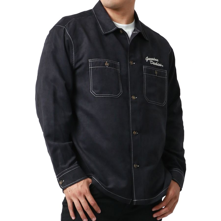 【大きいサイズ】GENUINE Dickies ジェニュインディッキーズ 大きいサイズ キングサイズ ワークシャツ スエード 長袖(6842280609)