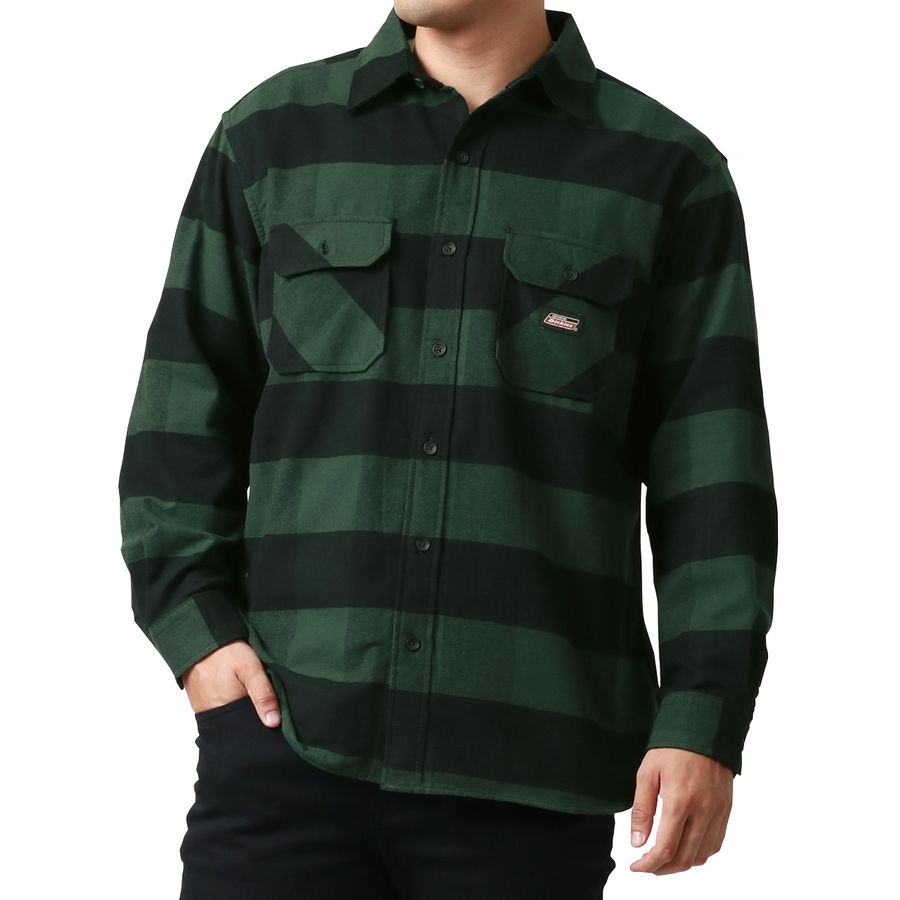 【大きいサイズ】GENUINE Dickies ジェニュインディッキーズ 大きいサイズ キングサイズ ワークシャツ チェック 長袖(6842280613)