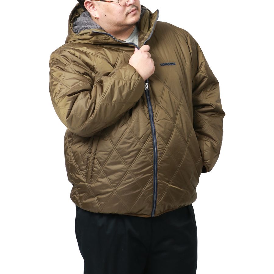 【大きいサイズ】CONVERSE コンバース キルティングジャケット 大きいサイズ キングサイズ 中綿 撥水加工 ジャケット アウター(6852280653)