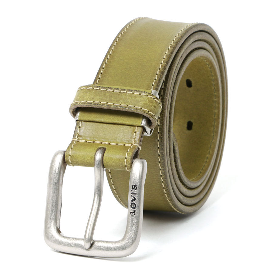 Levi's リーバイス リアルレザー 本革 牛革 ステッチ カジュアルベルト(7718990014)