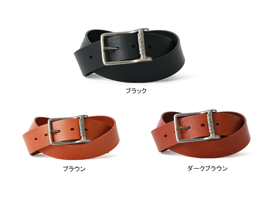 Levi's リーバイス 牛革 レザーベルト(7718990044)