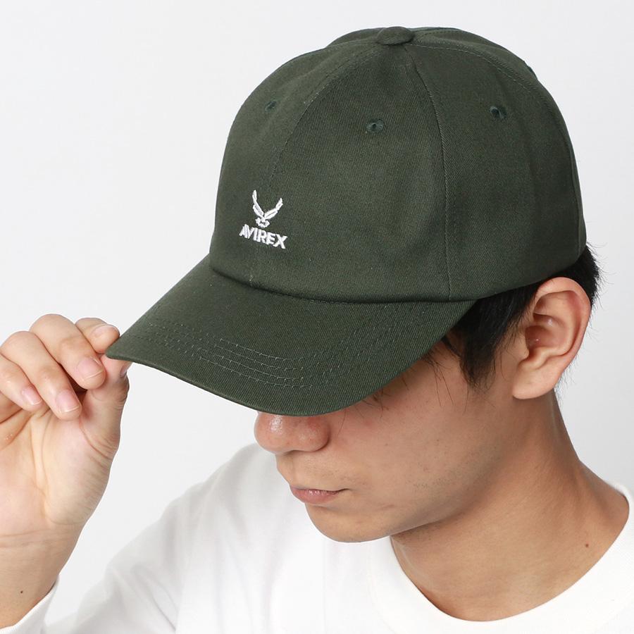 AVIREX ロゴ刺繍入りベースボールキャップ(7818300375)