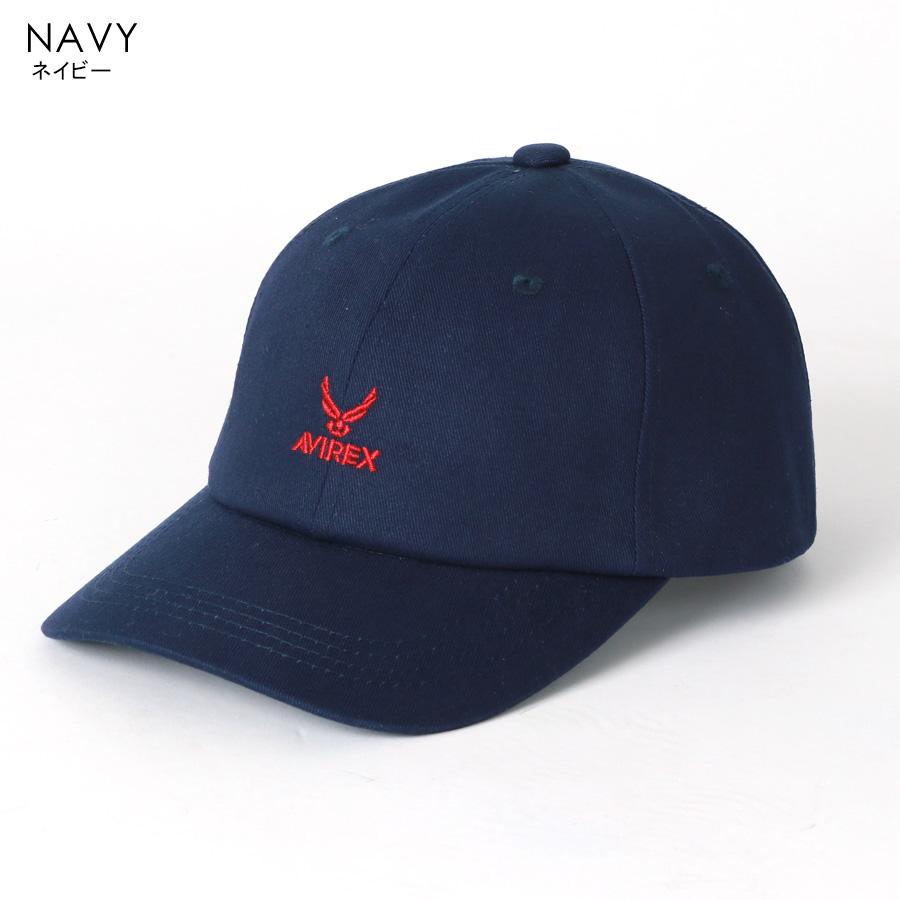 AVIREX ロゴ刺繍入りベースボールキャップ(7818300375)