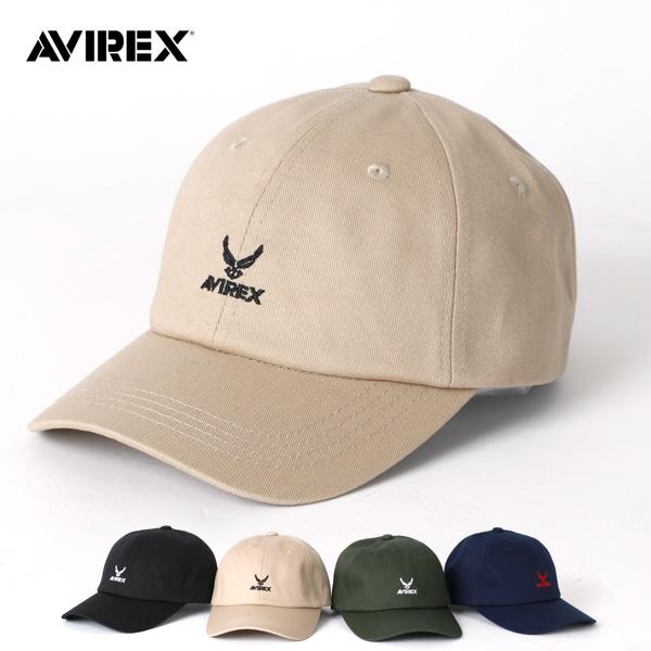 AVIREX ロゴ刺繍入りベースボールキャップ(7818300375)