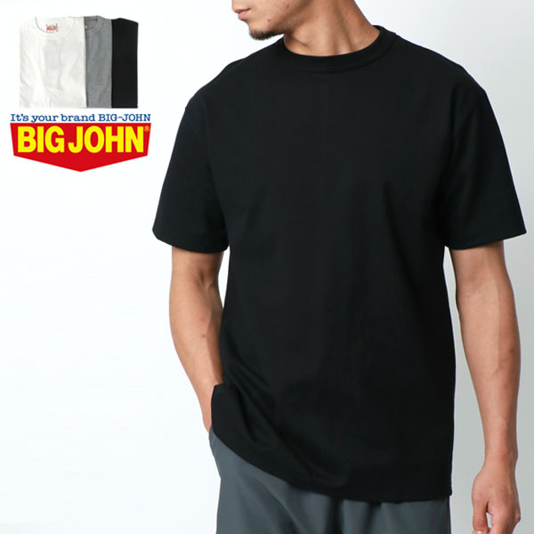 BIG JOHN ビッグジョン Tシャツ 半袖 無地 シンプル アメカジ カジュアル
