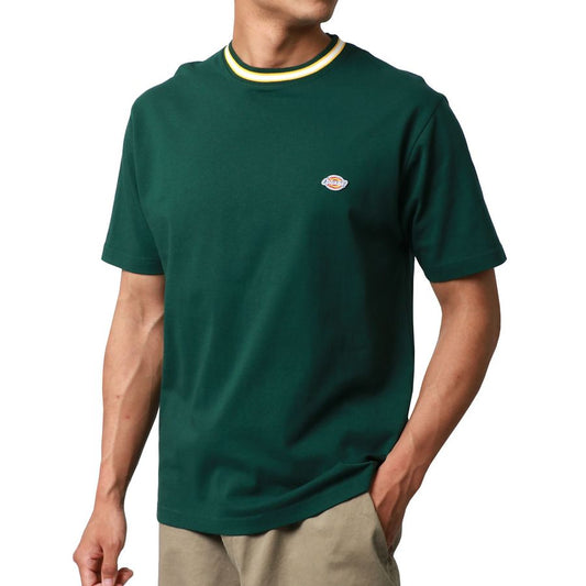 Dickies ワンポイント刺繍 ポケット付き オーバーサイズ 無地Tシャツ（0112281089）