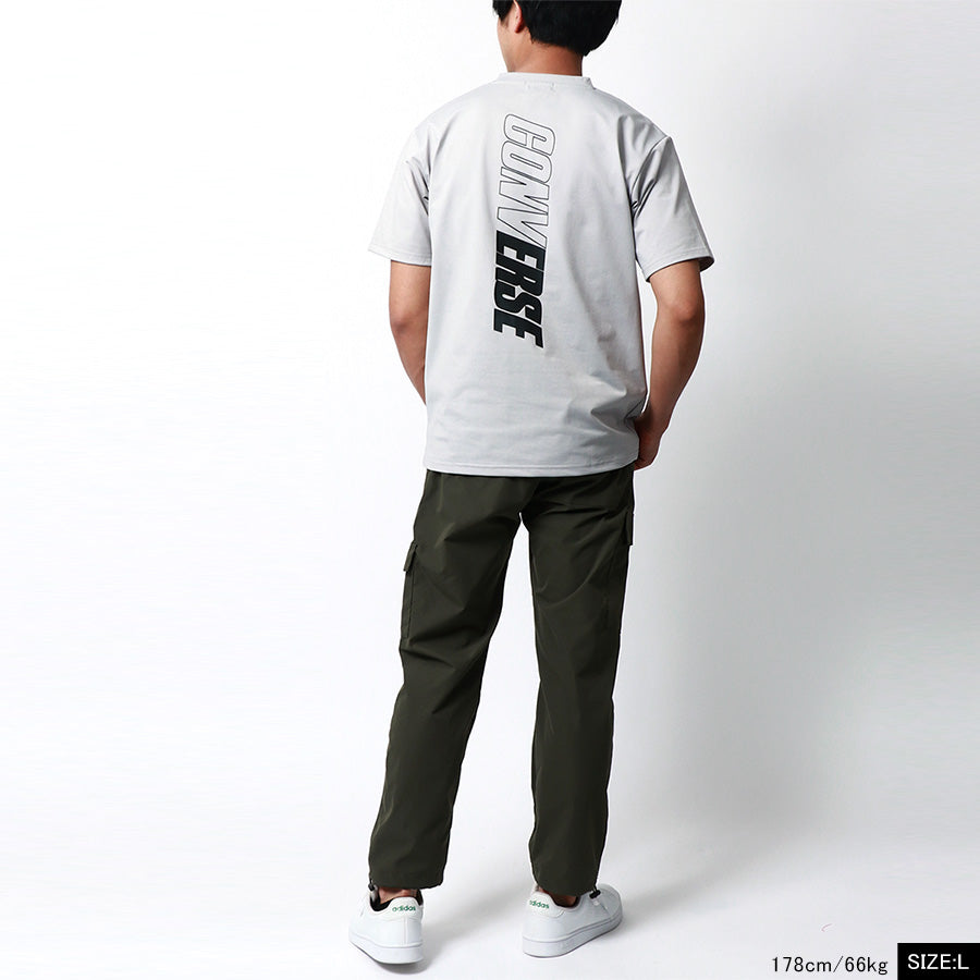 CONVERSE コンバース ポケット Tシャツ 夏 吸水速乾 UVカット 接触冷感 半袖（0112281136）