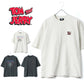 トムとジェリー Tシャツ 半袖 メンズ レディース ユニセックス キャラクター 綿100％ 春夏 大きいサイズ ヴィンテージ風 プリント ティーシャツ ロック バンド ピグメント加工 ROOK（0112281248）