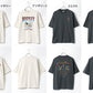 Disney ディズニー Tシャツ 半袖 メンズ レディース ユニセックス キャラクター 綿100％ 春夏 大きいサイズ ヴィンテージ風 プリント ティーシャツ ロック バンド ピグメント加工 ROCK（0112281249）