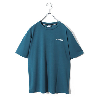 CONVERSE コンバース Tシャツ 半袖 メンズ レディース ユニセックス クルーネック ブランド ロゴ 左胸 バック プリント 吸汗速乾 UVカット 通気性（0112281269）