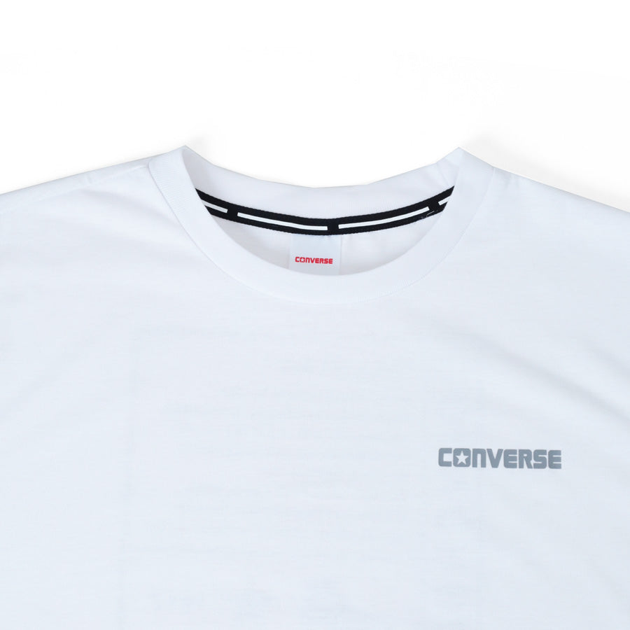 CONVERSE コンバース Tシャツ 半袖 メンズ レディース ユニセックス クルーネック ブランド ロゴ 左胸 バック プリント 吸汗速乾 UVカット 通気性（0112281269）
