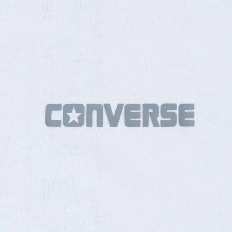 CONVERSE コンバース Tシャツ 半袖 メンズ レディース ユニセックス クルーネック ブランド ロゴ 左胸 バック プリント 吸汗速乾 UVカット 通気性（0112281269）