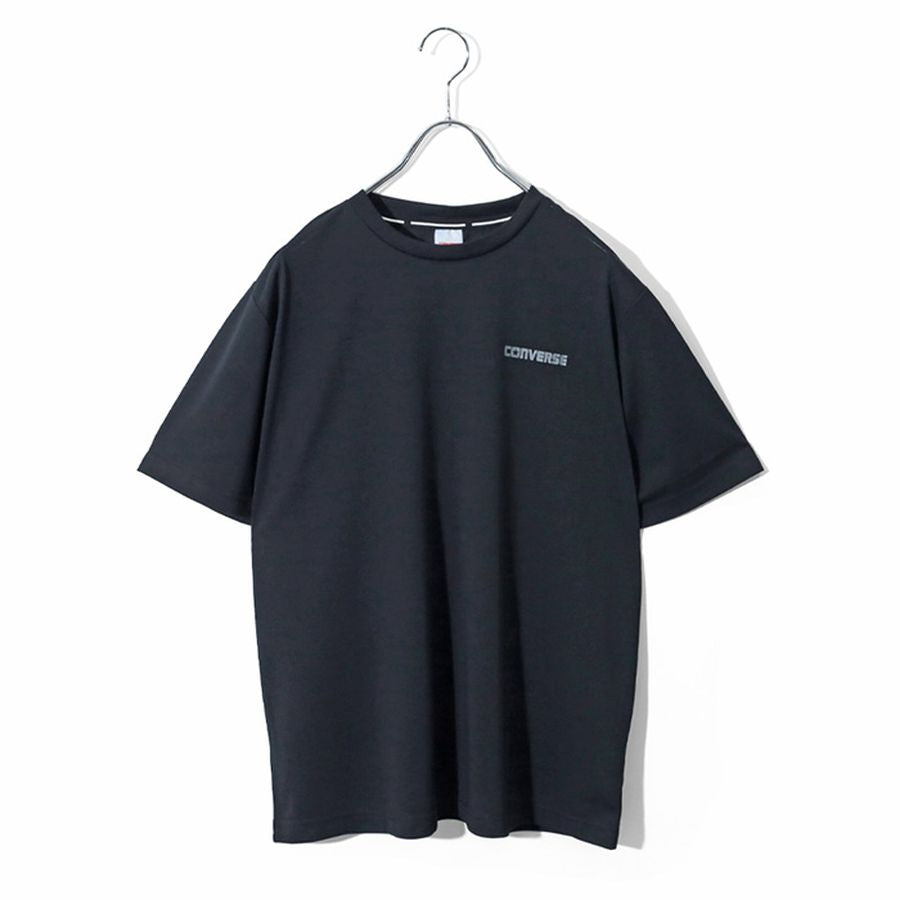 CONVERSE コンバース Tシャツ 半袖 メンズ レディース ユニセックス クルーネック ブランド ロゴ 左胸 バック プリント 吸汗速乾 UVカット 通気性（0112281269）