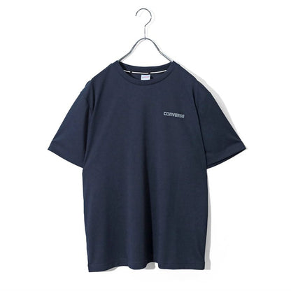 CONVERSE コンバース Tシャツ 半袖 メンズ レディース ユニセックス クルーネック ブランド ロゴ 左胸 バック プリント 吸汗速乾 UVカット 通気性（0112281269）