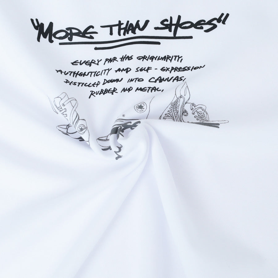 CONVERSE コンバース 接触冷感 Tシャツ 半袖 メンズ レディース ユニセックス クルーネック ブランド ロゴ フロント 袖 プリント 吸汗速乾 ドライ（0112281270）