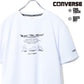 CONVERSE コンバース 接触冷感 Tシャツ 半袖 メンズ レディース ユニセックス クルーネック ブランド ロゴ フロント 袖 プリント 吸汗速乾 ドライ（0112281270）