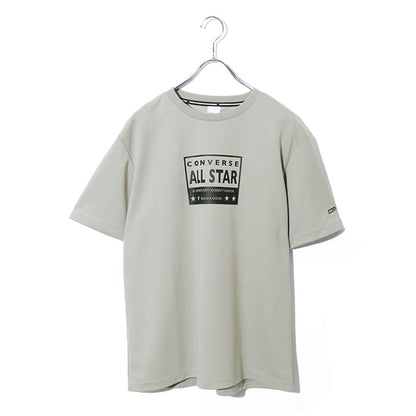 CONVERSE コンバース 接触冷感 Tシャツ 半袖 メンズ レディース ユニセックス クルーネック ブランド ロゴ フロント 袖 プリント 吸汗速乾 ドライ（0112281270）