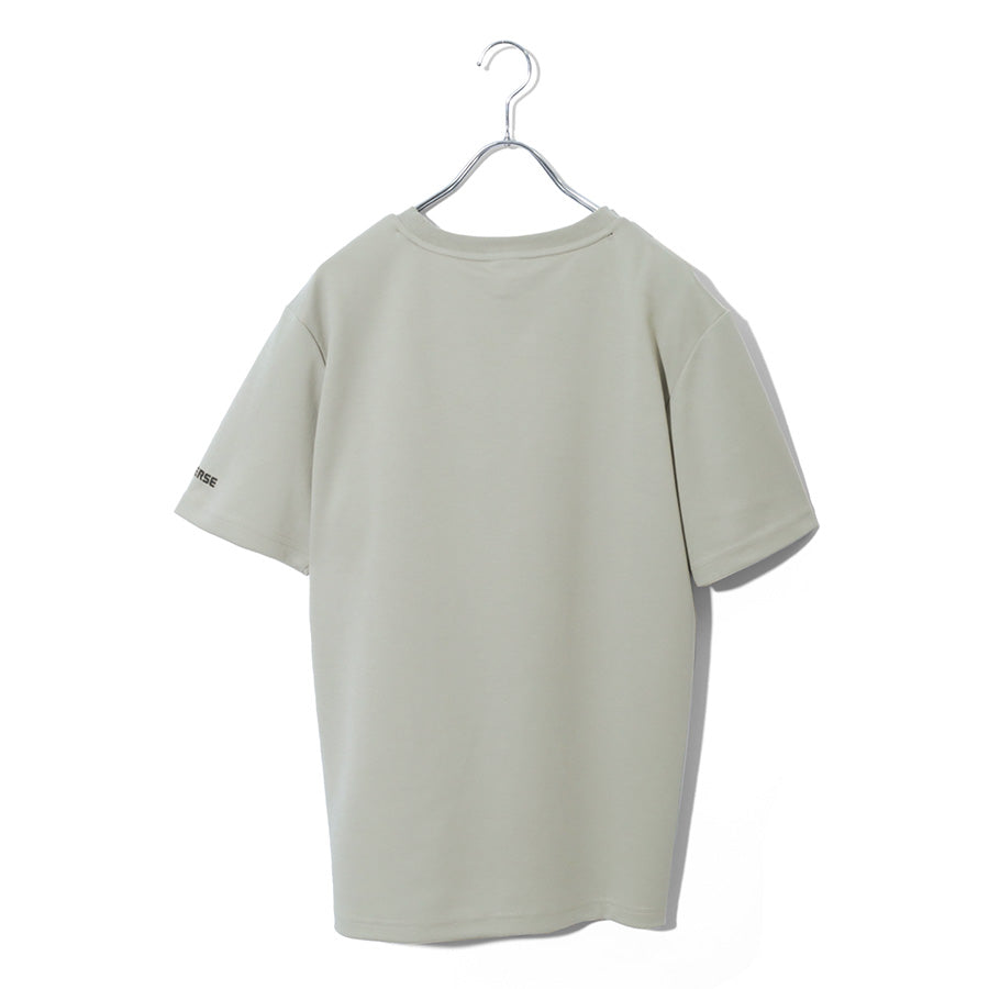 CONVERSE コンバース 接触冷感 Tシャツ 半袖 メンズ レディース ユニセックス クルーネック ブランド ロゴ フロント 袖 プリント 吸汗速乾 ドライ（0112281270）