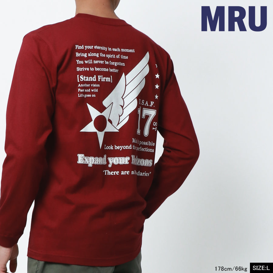 MRU ミリタリープリント 長袖Tシャツ 23S/S