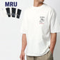 MRU エムアールユー ミリタリー ロゴ 刺繍 ティーシャツ US.AIR FORCE エアフォース U.S.A.F 半袖Tシャツ