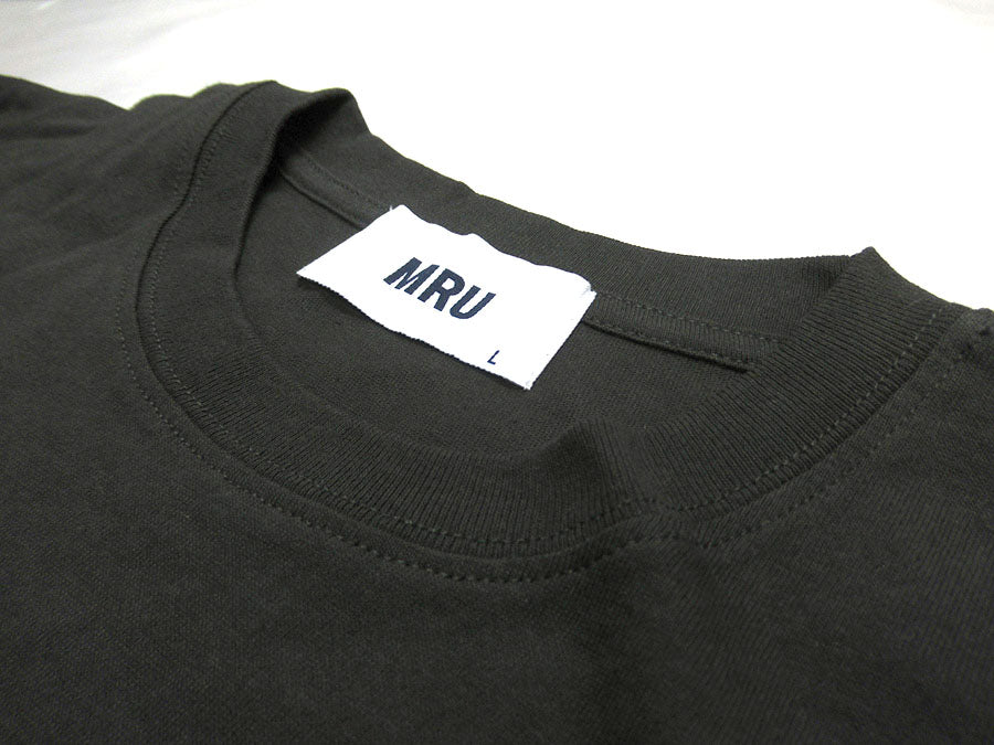 MRU エムアールユー Tシャツ メンズ 春服 ロゴ プリント 長袖 マルカワ ロンT（0115030042）