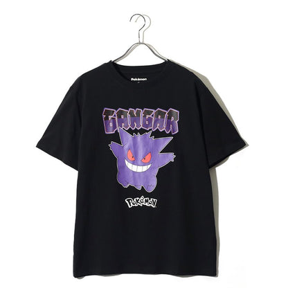 POKEMON ポケモン キャラクター プリント Tシャツ 半袖 メンズ レディース ユニセックス クルーネック 綿100 ピカチュウ ゲンガー メタモン イーブイ カビゴン ミミッキュ おしゃれ オシャレ（0117320153）