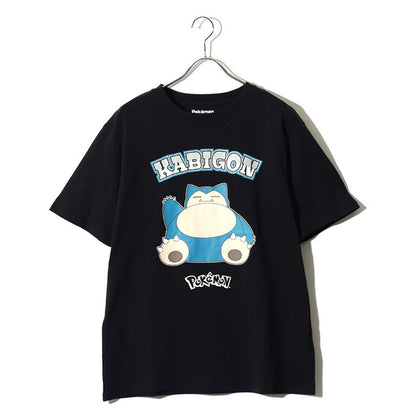 POKEMON ポケモン キャラクター プリント Tシャツ 半袖 メンズ レディース ユニセックス クルーネック 綿100 ピカチュウ ゲンガー メタモン イーブイ カビゴン ミミッキュ おしゃれ オシャレ（0117320153）