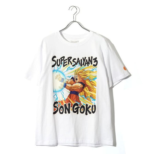DRAGONBALL ドラゴンボール 孫悟空 キャラクター プリント Tシャツ 半袖 メンズ レディース ユニセックス 綿100 クルーネック フロントプリント 袖プリント おしゃれ オシャレ（0117320159）