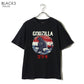 GODZILLA ゴジラ キャラクター Tシャツ 半袖 メンズ レディース ユニセックス 綿100 クルーネック フロントプリント（0117320163）